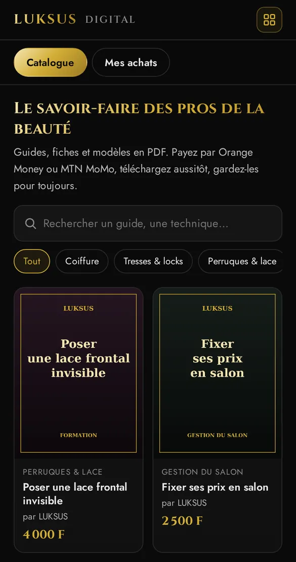 Le catalogue LUKSUS Digital
